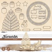 Studio Light Plywood favourites - Christmas tree train nr.12