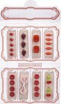 Jolee's boutique embellishments red notion kit.