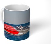 Mok - Speedboot maakt scherpe bocht - 350 ML - Beker