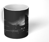 Mok - Bangkok - Rivier - Architectuur - Zwart -Wit - 350 ML - Beker