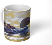Mok - Ijsduiker met twee kuikentjes - 350 ML - Beker