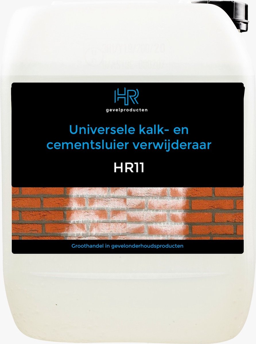 HR 11 Universele kalk & cementsluier verwijderaar - 10L - Verwijdert veilig cementresten en kalksluier - HR Gevelproducten
