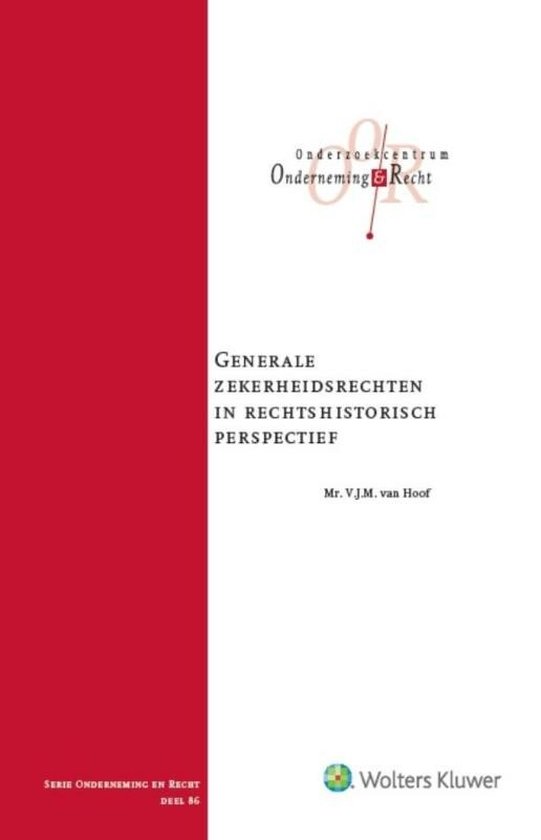 Generale zekerheidsrechten in rechtshistorisch perspectief - cover