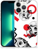 GSM Hoesje iPhone 13 Pro Max TPU Bumper Skull Red
