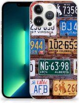 Hippe Hoesjes iPhone 13 Pro Max Telefoon Hoesje Kentekenplaten