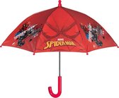 paraplu Spider-man 66 cm jongens rood