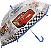 kinderparaplu Cars jongens 45 cm polyester wit