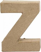 letter Z papier-m√¢ch√© 10 cm