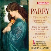 BBC National Orchestra Of Wales And BBC National Chorus Of Wales, Rumon Gamba - Parry: Symphony No.4 | Three Movements from 'Suite moderne' | Proderpine (CD)