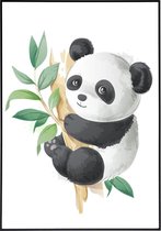 Poster schattig pandabeertje - 13x18 cm