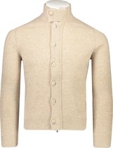 Gran Sasso  Vest Beige Beige Getailleerd - Maat L  - Heren - Herfst/Winter Collectie - Wol