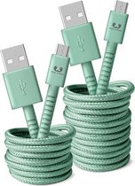 Fresh 'n Rebel - USB to Micro USB Cable - 3m - Misty Mint