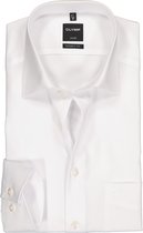 OLYMP Luxor modern fit overhemd - wit - Strijkvrij - Boordmaat: 47