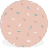 WallCircle - Tableau - Motif Été Xxl - Multicolore - 120 X 120 Cm