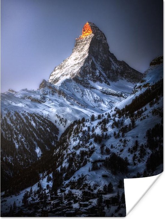 Poster Matterhorn in Zwitserland