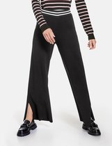 GERRY WEBER Dames Fijngebreide broek Schwarz-42