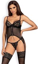 Contica Jarretelset - Sexy Lingerie & Kleding - Lingerie Dames - Dames Lingerie - Jarretel Setjes