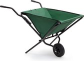 kruiwagen opvouwbaar - inklapbare tuinwagen - vouwkruiwagen - groen - 50 l