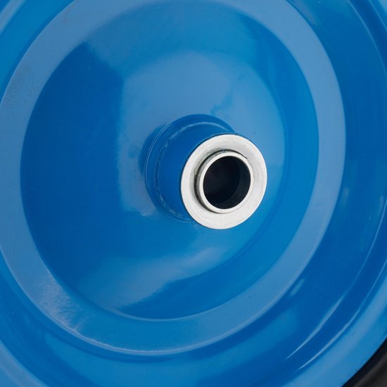 Relaxdays kruiwagenwiel 4.80 4.00-8 - rubberband - stalen velg - tot 120 kg - zwart-blauw van Relaxdays — afbeelding 5