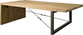 Salontafel | lucca | gerecycled teakhout | naturel | 135 x 75 x 40(h) cm