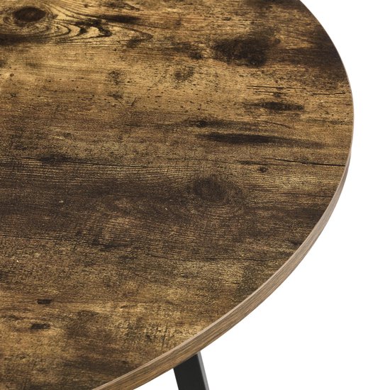 Eettafel JEGIND 105 naturel eiken/zwart