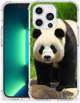 TPU Siliconen Hoesje iPhone 13 Pro Max GSM Hoesje met doorzichtige rand Panda