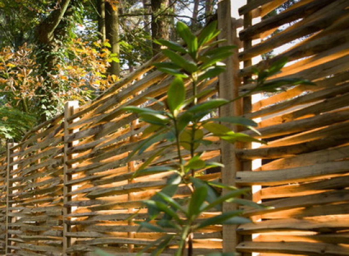 Intergard Kastanjescherm gespleten tuinschermen vlechtscherm 180x160cm - Tuincentrum Arthur
