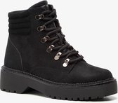 Supercracks dames veterboots - Zwart - Maat 36