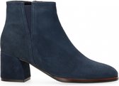 Van Dalen  - Avila enkellaars op hak suede - Navy - 39