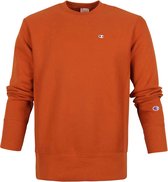 Champion - Sweater Reverse Weave Bruin - Maat XL - Comfort-fit