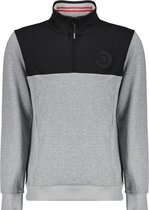 Twinlife Trui Sweat Half Zip Tw12303 Grey Melange 800 Mannen Maat - L