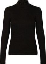 Vero Moda T-shirt Vmnatasha Ls Top Jrs 10253686 Black Dames Maat - S