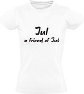 Jul is a friend of Jut | Dames T-shirt | Wit