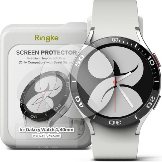 Ringke Bezel Styling Samsung Galaxy Watch 4 40MM Screen Protector (4P