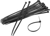 Sapiselco Kabelbinders Zwart - 180x7,5mm - Tie Wraps 100 Stuks