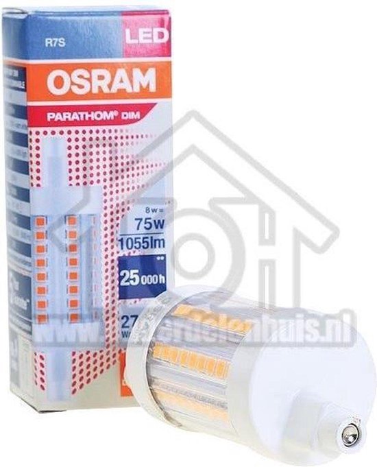 Osram Parathom Line LED R7s 78mm 8W 1055lm - 827 Zeer Warm Wit | Dimbaar -  Vervangt 80W | bol.com