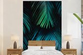 Behang - Fotobehang Jungle - Groen - Blad - Breedte 145 cm x hoogte 220 cm