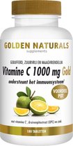 Golden Naturals Vitamine C 1000 mg Gold (180 veganistische tabletten)