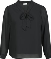 Promiss - Female - Hemd met lavallièrekraag  - Zwart