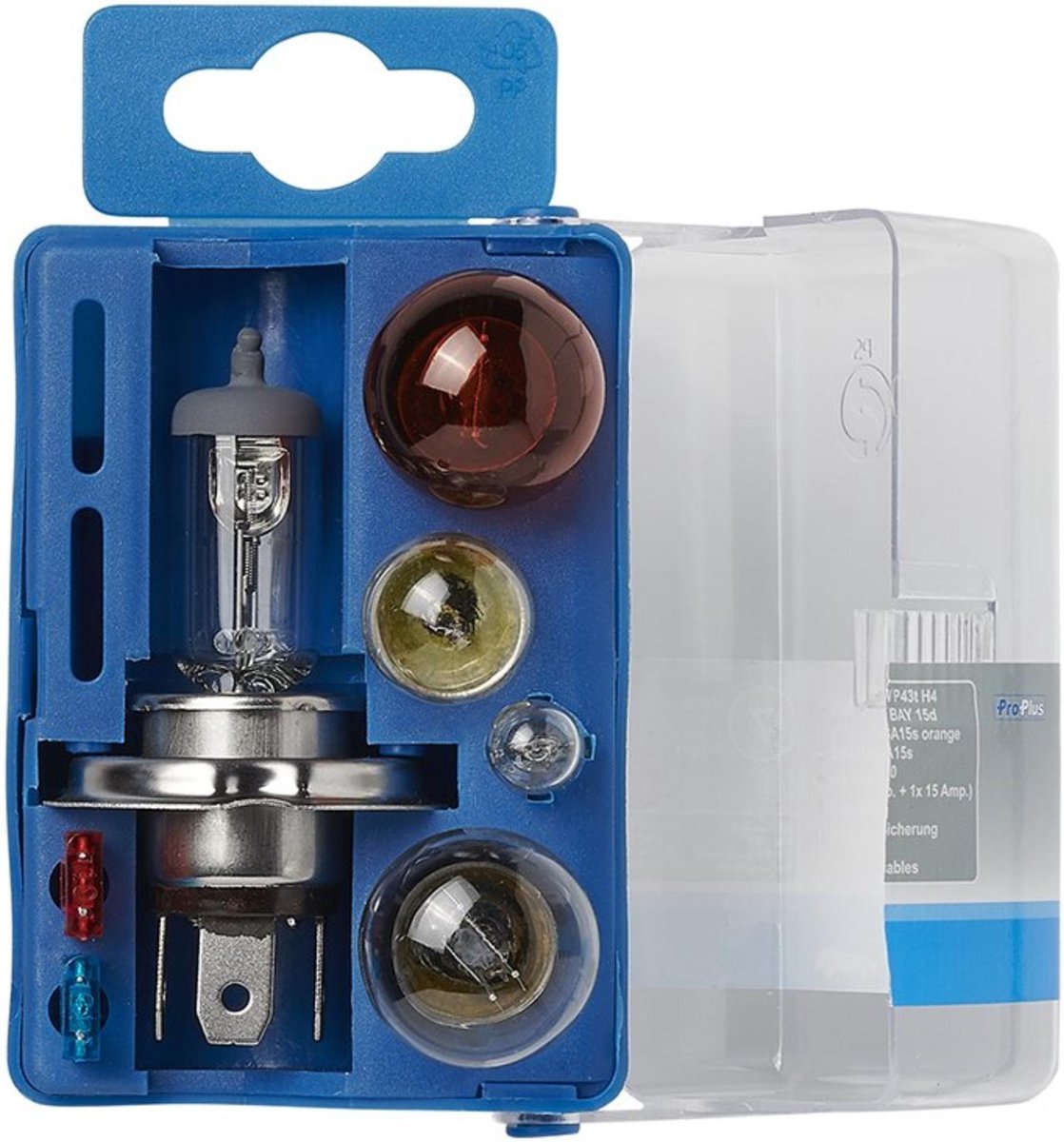 ProPlus reservelampenset - h4 - 21w oranje - 7-delig