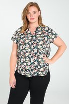 Paprika Dames Blouse met bloemenprint - Outdoorblouse - Maat 48