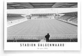 Walljar - Stadion Galgenwaard '82 - Zwart wit poster