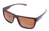 Kost Zonnebril Unisex Gepolariseerd Wayfarer Rood/bruin (pz202)