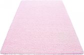 Tapijtenloods Basic Shaggy vloerkleed Roze Hoogpolig- 120x170 CM