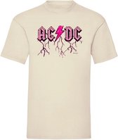 T-shirt ACDC pastel - Off white (S)