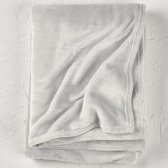 De Witte Lietaer - Fleeceplaid  Snuggly  - 150 x 200 cm - silver