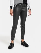 GERRY WEBER Dames Gecoate broek Best4me Schwarz-38