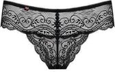 Miamor Kanten String - Zwart - Sexy Lingerie & Kleding - Lingerie Dames