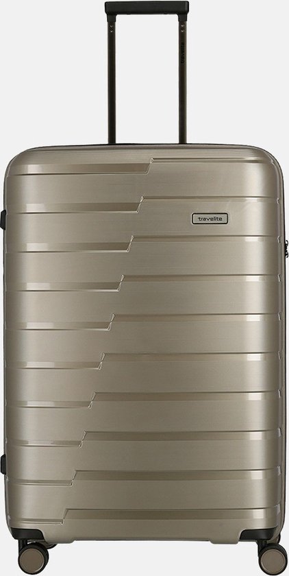 Travelite Harde koffer / Trolley / Reiskoffer - 77 cm (Extra Large) - Air Base - Champagne