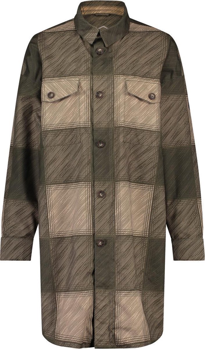 AGU Winter Oversized Rain Shirt Urban Outdoor Dames Groen